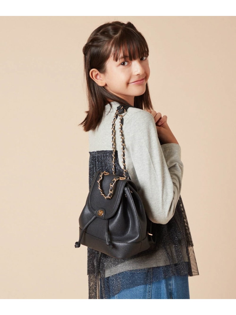 【SALE／50%OFF】[KIDS]チェーン2wayミニリュック a.v.v アー・ヴェ・ヴェ バッグ リュック・バックパ..
