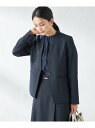 【SALE/37%OFF】【洗える/イージーケア/毛玉になりにくい/ストレッチ/吸水速乾】ツイード調ノーカラージャケット a.v.v アー・ヴェ・ヴェ ジャケッ...