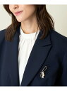 ニュアンスパール調ブローチ a.v.v アー・ヴェ・ヴェ アクセサリー・腕時計 ブローチ・コサージュ・バッジ ゴールド シルバー[Rakuten Fashion...