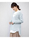 【SALE/50%OFF】【洗える】深Vネックニットプルオーバー a.v.v アー・ヴェ・ヴェ トップス ニット グリーン ホワイト【RBA_E】[Rakute...