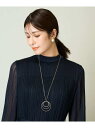 【SALE/10%OFF】サークルロングネックレス a.v.v アー・ヴェ・ヴェ アクセサリー・腕時計 ネックレス シルバー ゴールド【RBA_E】[Rakut...