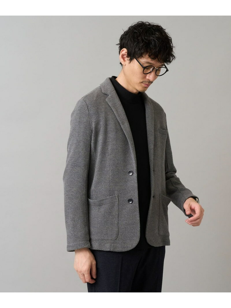 【SALE／30%OFF】【イージーケア/ストレッチ】ハニカムジャージースマートジャケット【洗濯機で洗える】通勤/ビジネス/ジャケット＜ON/OFF SERIES＞ a.v.v アー・ヴェ・ヴェ ジャケット・アウター テーラードジャケット・ブレザー グ【RBA_E】【送料無料】[Rakuten Fashion]