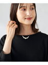 【SALE/10%OFF】パールネックレス a.v.v アー・ヴェ・ヴェ アクセサリー・腕時計 ネックレス シルバー ゴールド【RBA_E】[Rakuten F...
