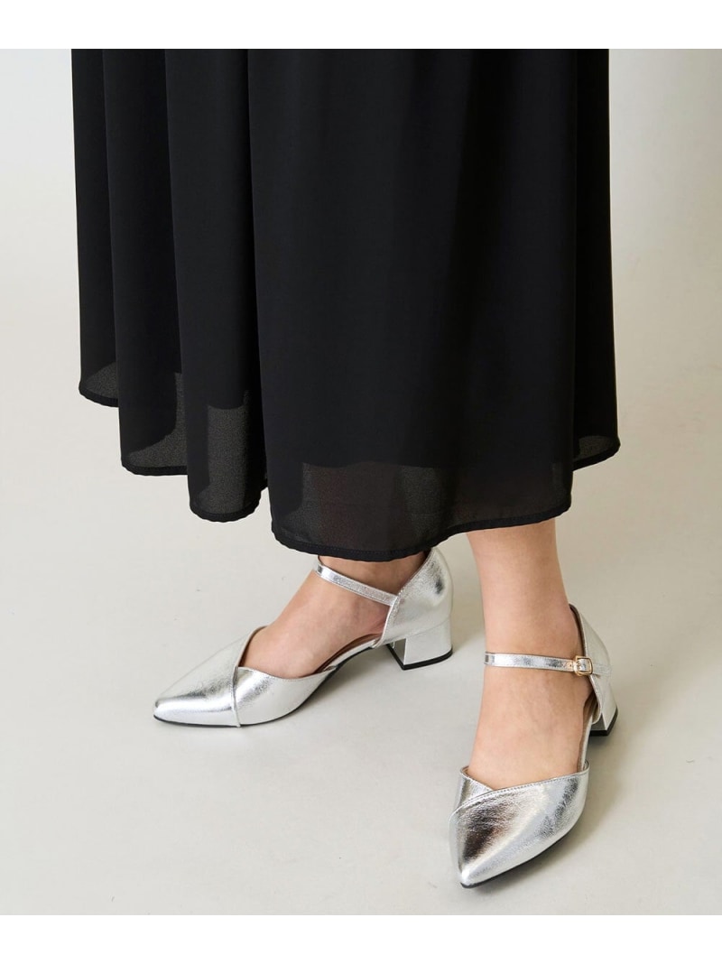 【SALE／10%OFF】セパレートパンプス a.v.v アー・ヴェ・ヴェ シューズ・靴 パンプス ブラック シルバ..