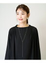 【SALE/10%OFF】スライドロングネックレス a.v.v アー・ヴェ・ヴェ アクセサリー・腕時計 ネックレス ゴールド シルバー【RBA_E】[Rakut...