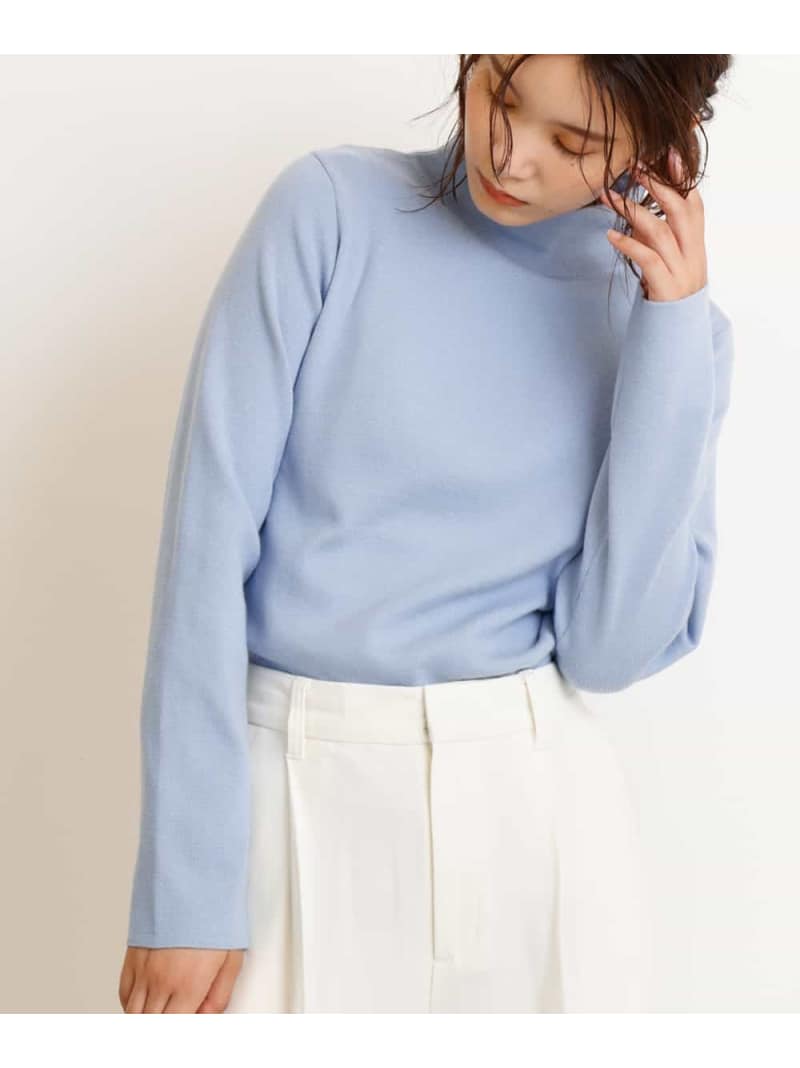 【SALE／69%OFF】【洗濯機で洗える】プチハイネックニット a.v.v アー・ヴェ・ヴェ トップス ニット ホワイト イエロー ブラック ブルー【RBA_E】[Rakuten Fashion]のサムネイル