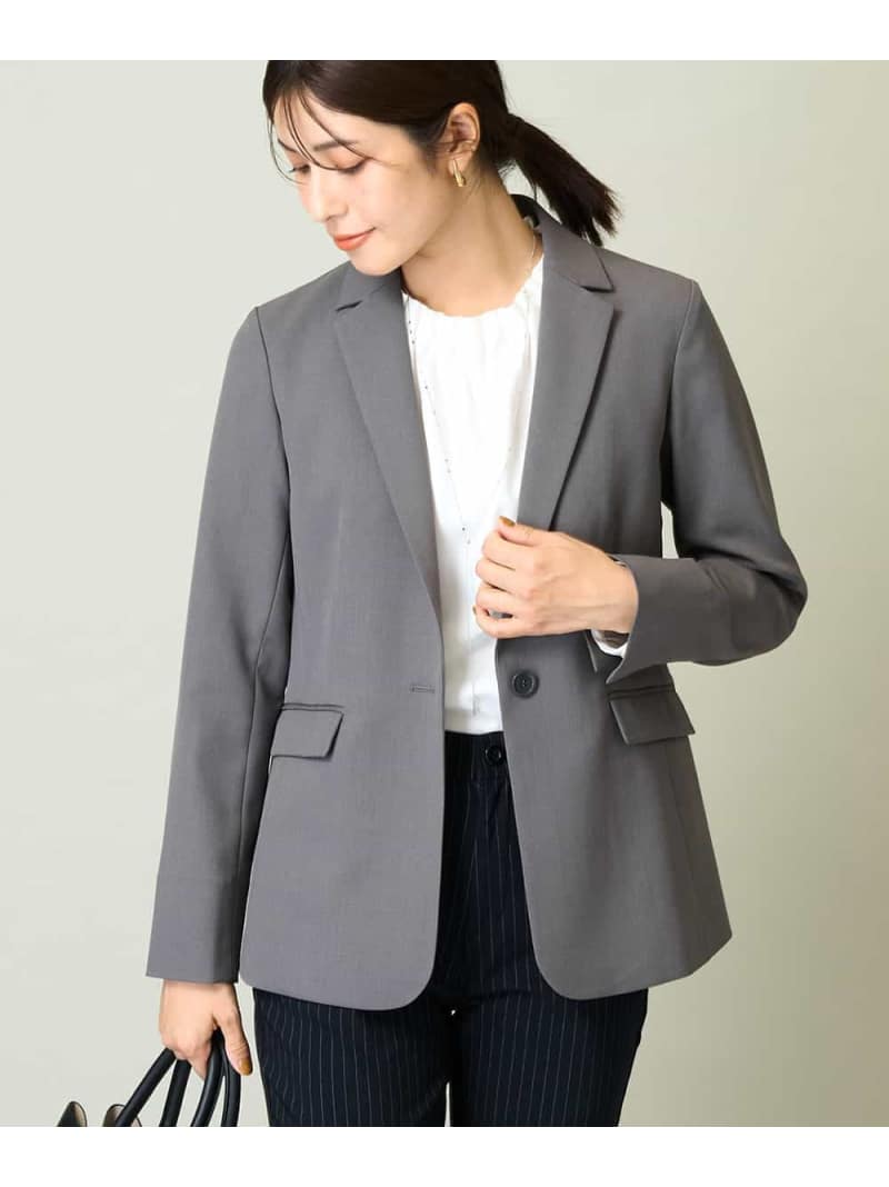 【SALE／50%OFF】【洗える/イージーケア/UVカット/ストレッチ】スカルノテックステーラードジャケット ..