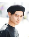 【SALE/40%OFF】リネンサーモベレー帽 a.v.v アー・ヴェ・ヴェ 帽子 その他の帽子 ベージュ ブラック【RBA_E】[Rakuten Fashio...