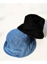 【SALE/40%OFF】NEW HATTAN デニムバケットハット a.v.v アー・ヴェ・ヴェ 帽子 その他の帽子 ブラック ブルー【RBA_E】[Raku...