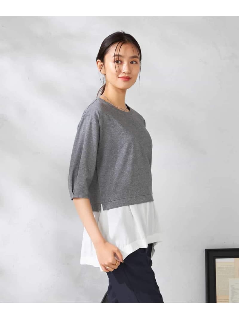 レイヤードラメライクトップスa.v...