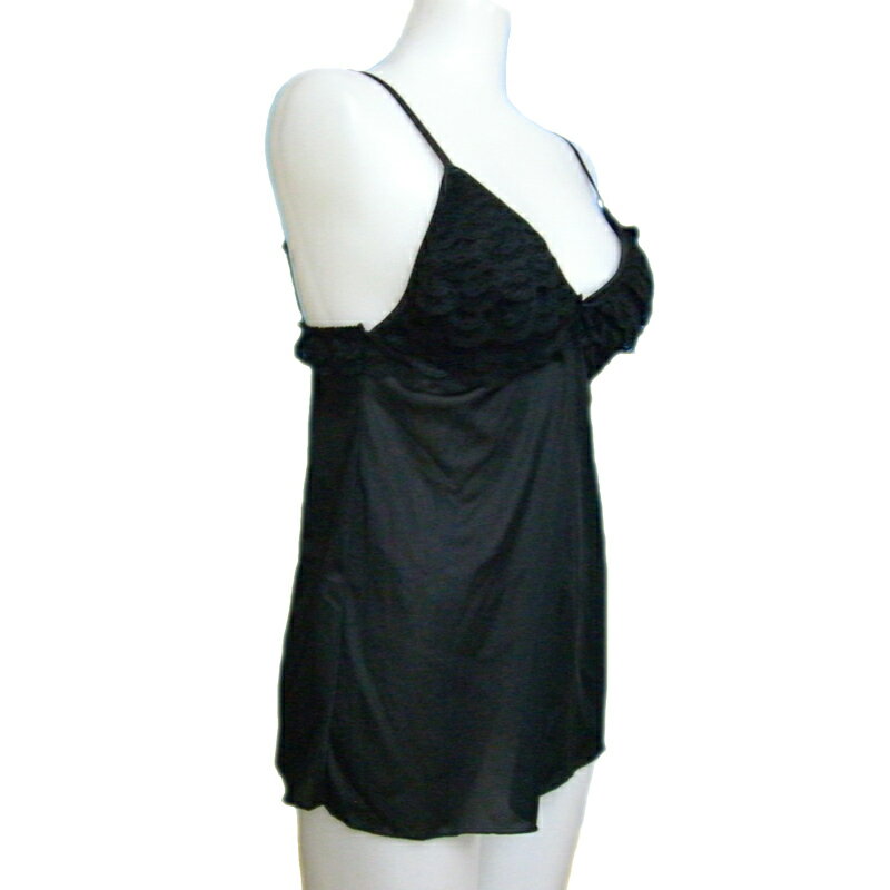 カップつきフリルキャミソール 【メール便送料無料】