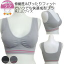 ブラ ブラジャー スポブラ スポーツブラ シンプル リラックス フィット 伸縮 メール便送料無料 (M,L,LL)