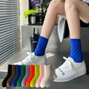 ソックス 靴下 レディース キャンディーカラー 可愛い 鮮やか 3足セット ふわふわ お買い得 セット メール便送料無料
