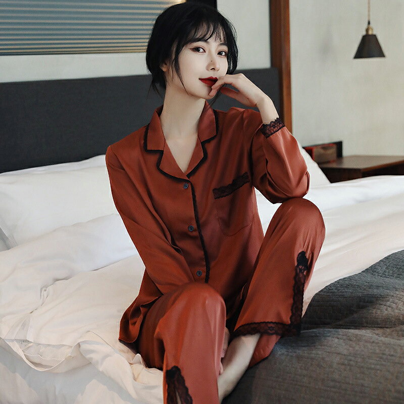 乐天商城 - 魅力的な大人のサテンルームウェア (ro0004) 部屋着 ルームウェア パジャマ レディース サテン