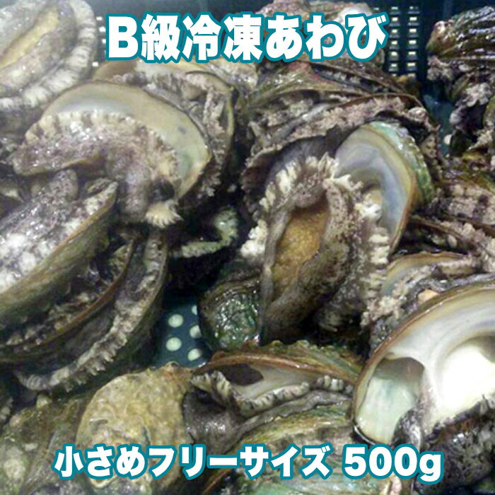 B級冷凍あわび 小さめフリーサイズ 500g 訳あり アウトレット 加熱専用 高級 海鮮 不老長寿 祝い料理 バーベキュー BBQ バター焼き 炊き込みご飯 あわび粥 シーフードサラダ おつまみ お酒の肴 お茶請け