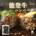 冷凍 能登牛 ハンバーグ 180g 4個 冷凍ハンバーグ 国産 ギフト 黒毛和牛ハンバーグ お取り寄せ 湯煎 温めるだけ 和牛ハンバーグ 牛肉 100% デミグ...