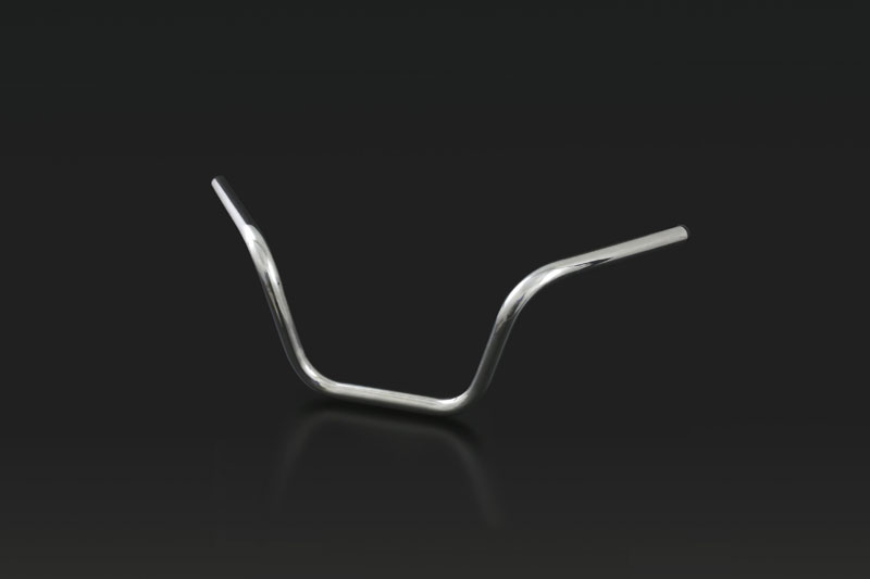 PMC ピーエムシー ハンドルバー S2ハンドル シボリタイプ (スチール製クロームメッキ)