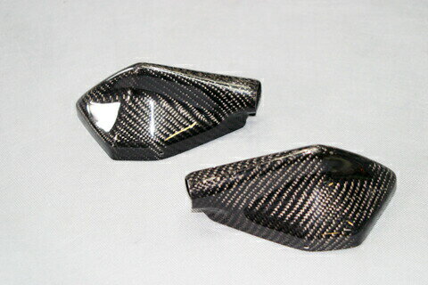 A-TECH エーテック NINJA ZX-25R 純正用ミラーカバー L/Rセット 綾織ドライカーボン カスタム パーツ