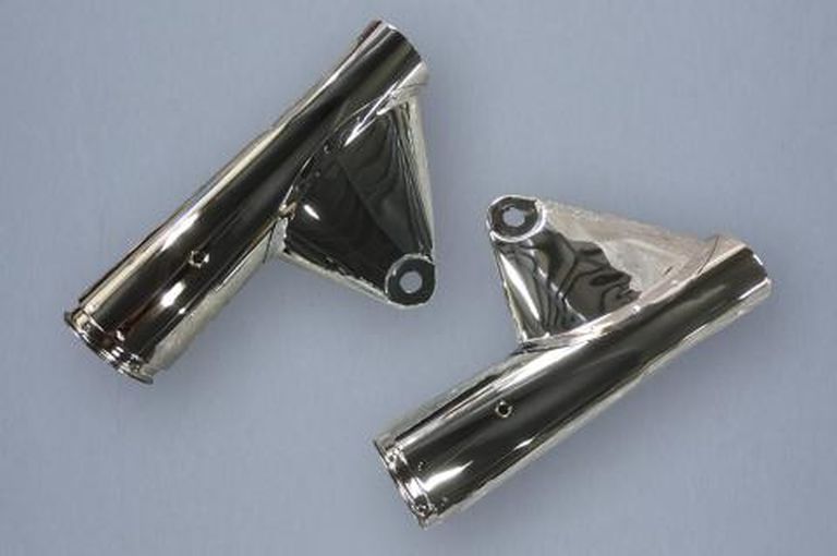 MRS CB750K2-K6 ヘッドライトステーセット メッキ