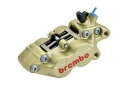 brembo ブレンボ P4-40R アキシャル 4P キャリパー ゴールド レッドロゴ 右 φ30/34 取付ピッチ:40mm