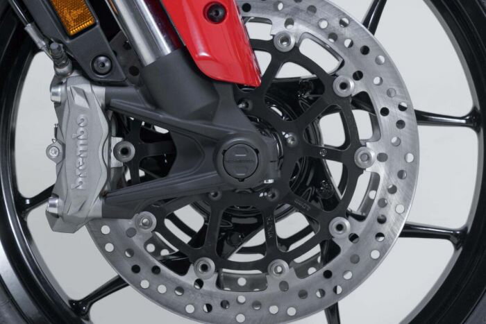 SW-MOTECH エスダブリューモテック アクスルスライダーセット（フロント)BLK DUCATI MULTISTRADA V2/S 24