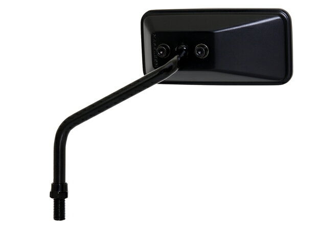 TANAX NAPOLEON タナックス ナポレオン カスタムスクエアミラー 左 ブラック 鏡:シルバー