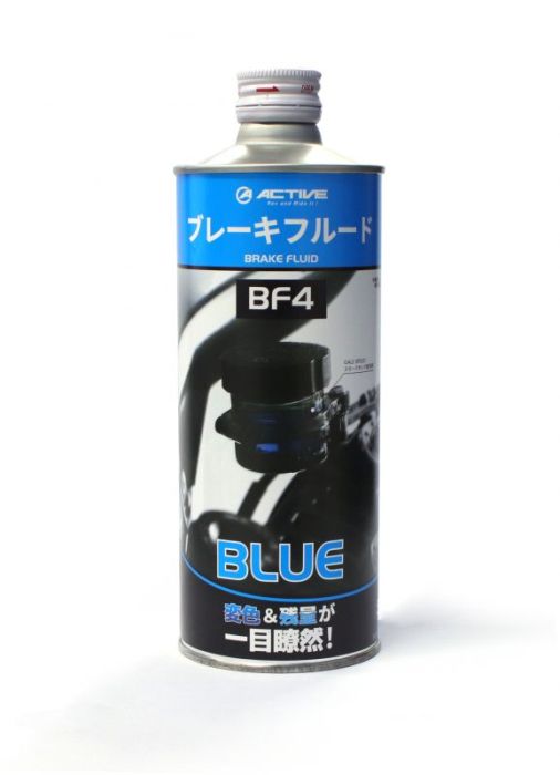 ACTIVE アクティブ ブレーキフルードBF4 ブルー 500ml 汎用(規格:BF4)