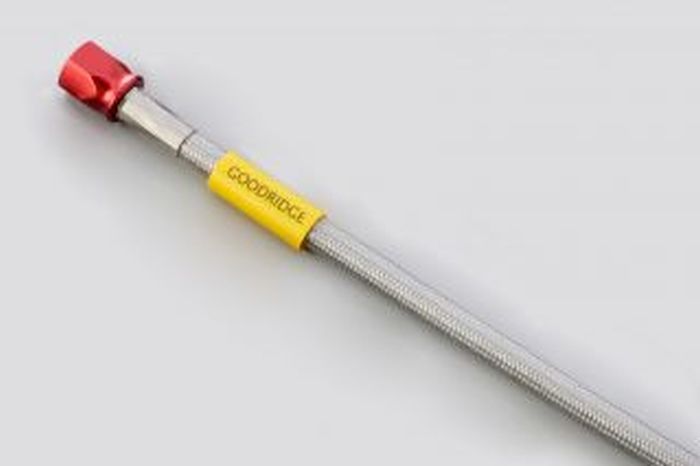 BUILDLINE ビルドアライン ユニバーサルホース 汎用 ホース全長 385mm アルミ クリアコーティング