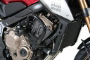 HEPCO&BECKER ヘプコアンドベッカー エンジンガードブラック CB650R 19-21 クラッシュパッド付