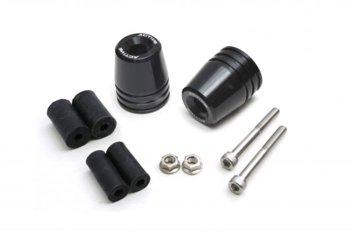 ACTIVE アクティブ アルミバーエンド ブラック 汎用 φ33-L33(2)