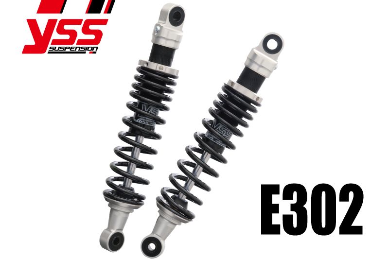 楽天淡路二輪カスタムパーツセンターYSS ワイエスエス SPORTS LINE 【Eシリーズ】 E302 330mm ZEPHYR750 シルバー/クロームメッキ リアサスペンション