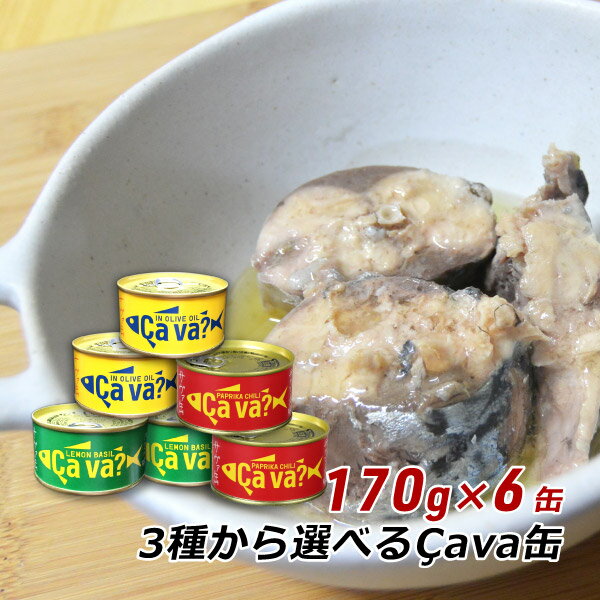 ギフト 贈答 お取り寄せ グルメ サバ缶 レシピ付き Cava缶 選べる国産さば缶詰 サヴァ缶 170g×6缶 国産 鯖缶 バーベキュー食材 送料無料 内祝い