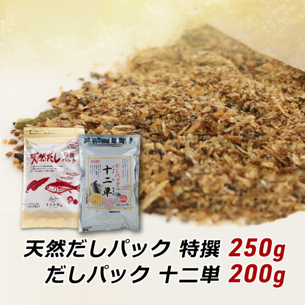 だしパック マエカワテイスト 無塩 天然 だしパック 特撰 10g×25袋＋だしパック 十二単 無添加 和風だし 出汁 魔法のだしパックダイエット メール便 送料無料