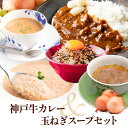 【単品合計価格2,226円→2,000円ポッキリ!】 簡易包装 神戸牛 カレー 玉ねぎスープ セット 玉ねぎ たまねぎ タマネギ 善太 淡路島 スープ 淡路島玉...