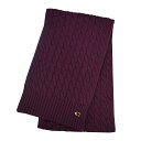 COACH コーチ マフラー CABLE KNIT SCARF CO100294 OXBLOOD 送料無料 シンプル ロゴ 人気 高級 ブランド 成人式 就職祝い 父の日 バレンタイン クリスマス Scarf MUFFLER