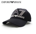 エンポリオアルマーニ EMPORIO ARMANI キャップ 274991/2R102 00020 BK ブラック 黒 イーグルロゴ ロゴ 刺繍 シンプル メン...