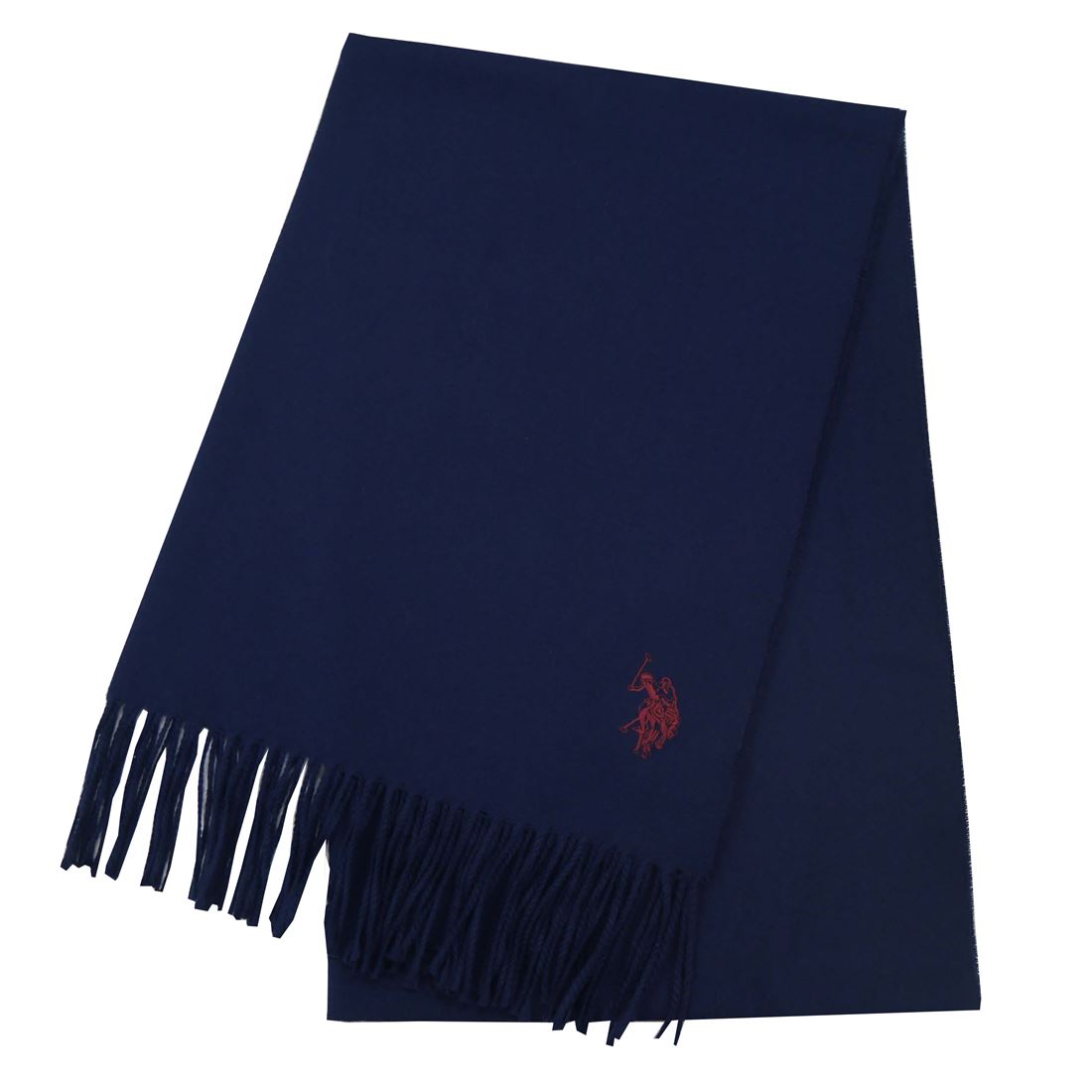 U.S.POLO ASSN ストール マフラー 2024AWモデル USPA-2015 447666 NAVY ネイビー レディース メンズ ユーエスポロ アッスン ギフト プレゼント 贈呈品 クリスマス バレンタイン ホワイトデー 誕生日