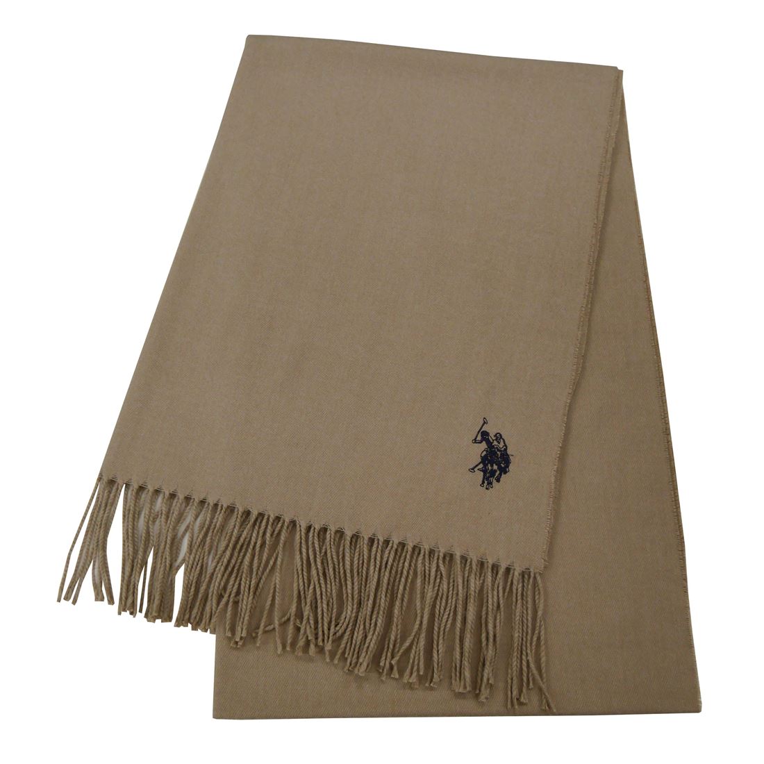 U.S.POLO ASSN ストール マフラー 2024AWモデル USPA-2015 447760 BEIGE ベージュ レディース メンズ ユーエスポロ アッスン ギフト プレゼント 贈呈品 クリスマス バレンタイン ホワイトデー 誕生日