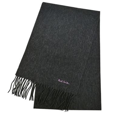 ポールスミス Paul Smith マフラー メンズ レディース M1A-933D-AS04 74 Charcoal チャコール ピンク 送料無料 ストール 高品質 無地 メンズ レディース ユニセックス マフラー 秋冬 ギフト 秋 冬 人気 高級 ブランド 成人式 就職祝い バレンタイン クリスマス 誕生日