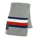 TOMMY HILFIGER トミーヒルフィガー H8C83248-070 CHARCOAL HEATHE グレー マフラー ストライプ メンズ レディース ユニセックス 送料無料 シンプル 人気 高級 ブランド 成人式 就職祝い 父の日 バレンタイン チョコ以外 クリスマス