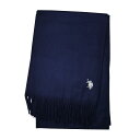 U.S. POLO ASSN ストール AW23 USPA-2012 66064 NAVY ネイビー ポロ マフラー 送料無料 プレゼント ギフト クリスマス ...