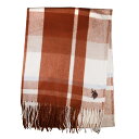 U.S. POLO ASSN ストール AW23 USPA-2013 66238 BROWN CHECK ブラウンチェック ポロ マフラー 送料無料 プレゼント...