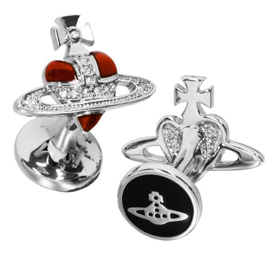 Vivienne Westwood ヴィヴィアンウエストウッド カフス 6503003C-02P418 シルバー レッド ブラック 送料無料 プレゼント ギフト