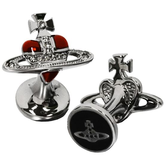 Vivienne Westwood ヴィヴィアンウエストウッド カフス 6503003C-02S113 ガンメタリック レッド 送料無料 プレゼント ギフト