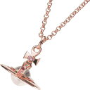 Vivienne Westwood ヴィヴィアン ウエストウッド ネックレス 63020097-G002 ピンクゴールド 送料無料 アクセサリー ギフト 人気 高級 ブランド 成人式 就職祝い プレゼント 誕生日 母の日 バレンタイン ホワイトデー クリスマス