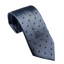 dunhill ダンヒル ネクタイ DU21RPTW1D2427R ライトブルーHEXBOLT SPACED TIE, STEEL BLUE, R 約8cm D...