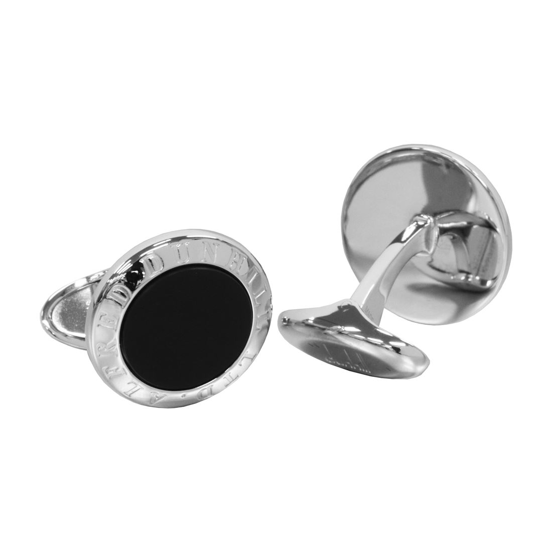 Alfred dunhill アルフレッド ダンヒル カフス DUJSA82B6H オニキス AD コイン シルバー×ブラック 送料無料 人気 ブランド おしゃ...