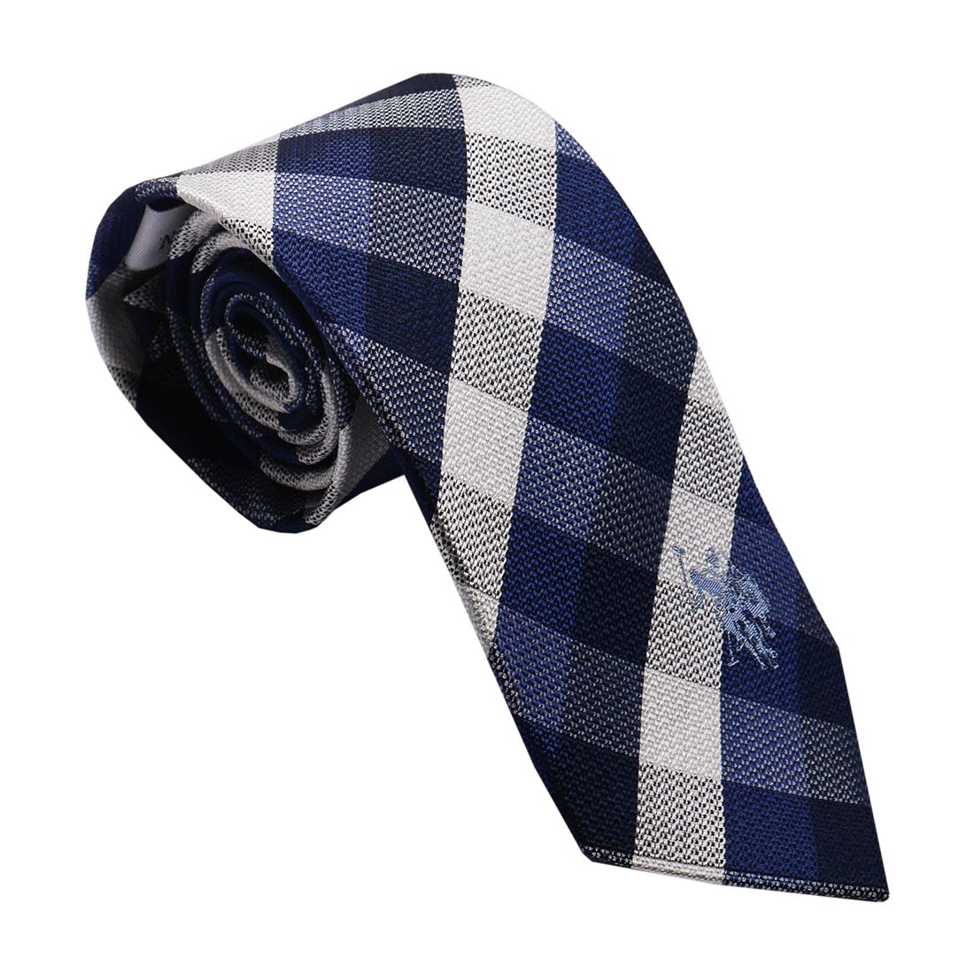U.S. POLO ネクタイ(先幅:約8cm) USPA-94 NAVY/BLUE2023AW 送料無料 プレゼント ギフト メンズ