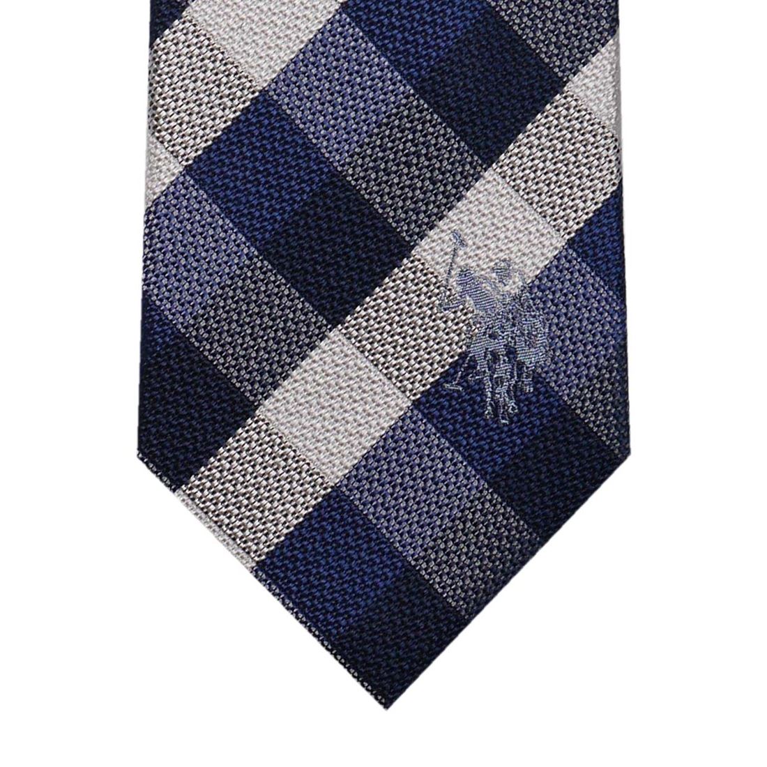 U.S. POLO　ネクタイ(先幅:約8cm) USPA-94 NAVY/BLUE2023AW 送料無料 プレゼント ギフト メンズ