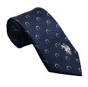 U.S. POLO ネクタイ 143200(先幅:約8cm)USPA-34 NAVY/WHITE ネイビー ホワイト 送料無料 プレゼント ギフト メンズ